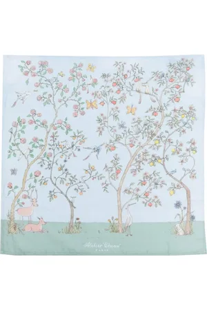 Atelier Choux Printed cotton blanket