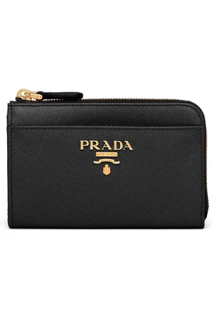 Prada Leather keychain wallet