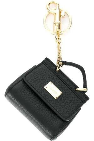 Dolce & Gabbana Sicily leather keychain