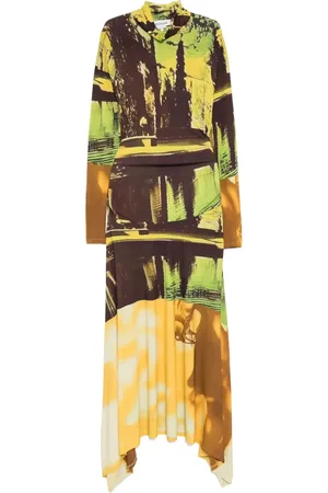 MONSE Midi printed jersey handkerchief