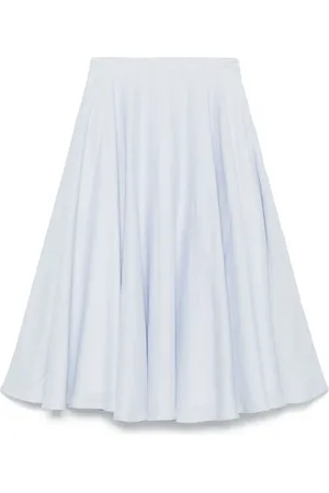 LARDINI Linen midi skirt