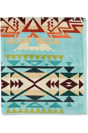 Pendleton Geometric jacquard cotton towel
