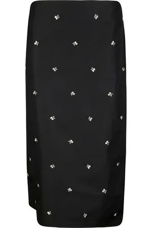 RIER Cotton midi skirt