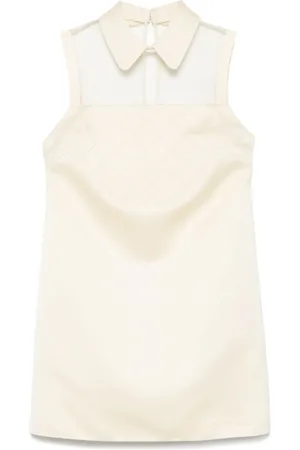 Elisabetta Franchi Rhinestones satin mini dress
