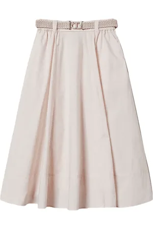 Twin-Set Belted midi skirt