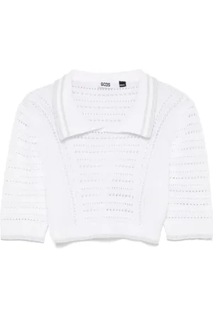 GCDS Cropped polo top
