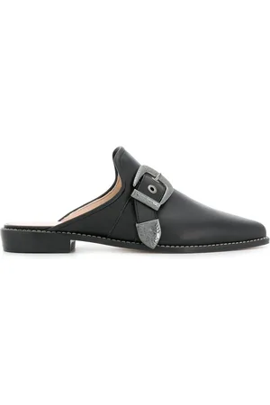 Stuart Weitzman Buckle mules