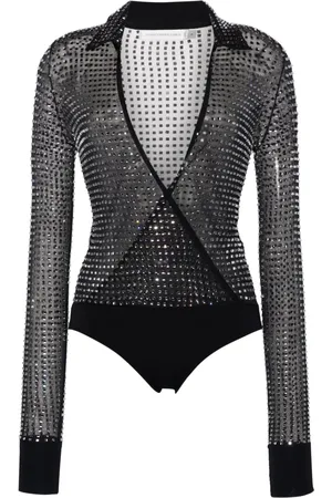 CHRISTOPHER ESBER Cristalla mesh body