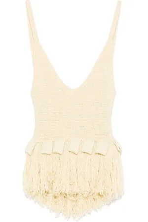 Nanushka Fringed top