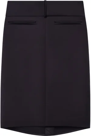 Courrèges Oblique midi skirt