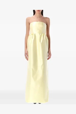 Prada Silk bustier gown
