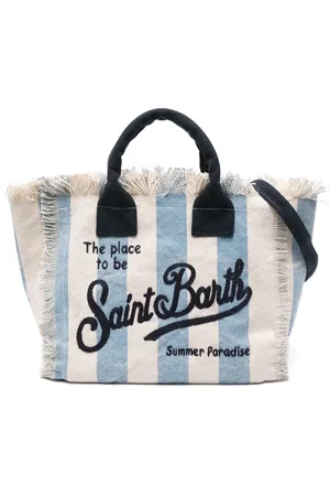 MC2 SAINT BARTH Colette striped beach bag