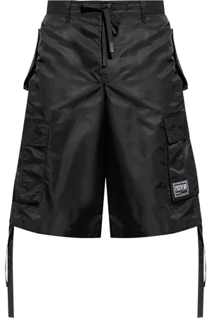 VERSACE Logo cargo shorts