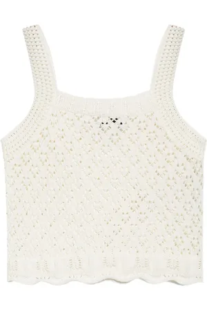 Maison Kitsuné Crochet tank top