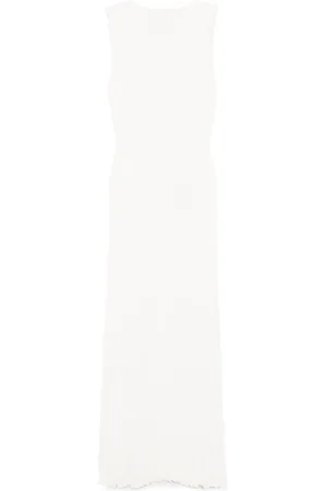CHRISTOPHER ESBER Bateau whirl pleated knitted dress
