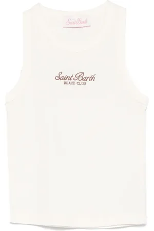 MC2 SAINT BARTH Blue Jr tank top