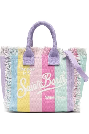 MC2 SAINT BARTH Mini Vanity striped tote bag