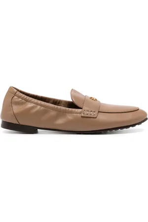 Tory Burch Logo plaque loafers