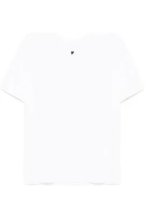 KIMHEKIM Mini heart embroidered T
