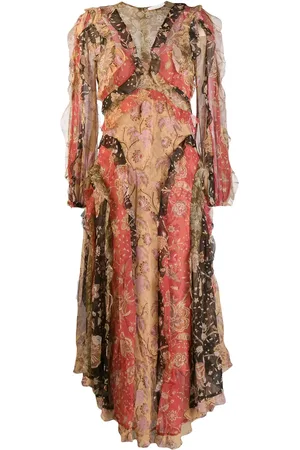 ZIMMERMANN Floral patchwork dress