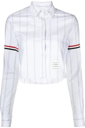 Thom Browne Cropped striped shirt