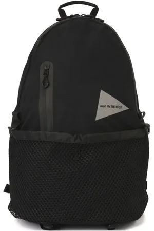 and wander Logo print backpack