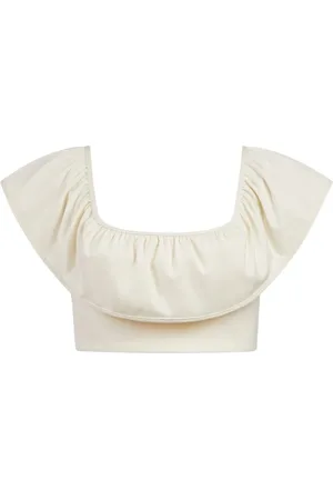 Marie Oliver Emily ruffled swim top