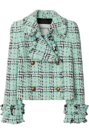 Burberry Checked boucl?? jacket