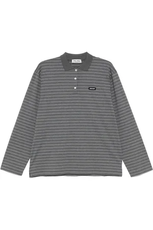 Miu Miu Striped polo top