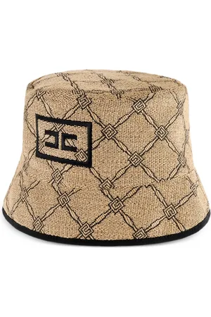 Elisabetta Franchi Raffia bucket hat