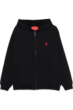 Vision Of Super Red Flames zip hoodie