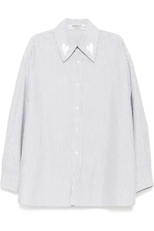 KIMHEKIM Heart patched balloon shirt