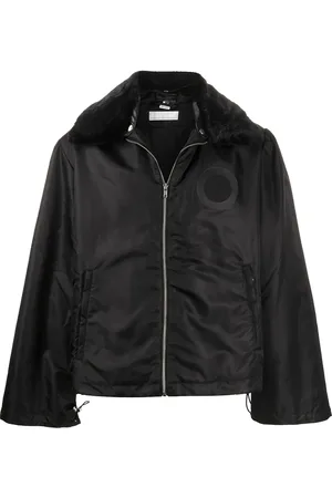 Random Identities Wide collar padded jacket