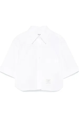 Thom Browne Cropped poplin shirt