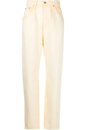 Alberta Ferretti Faded tapered jeans