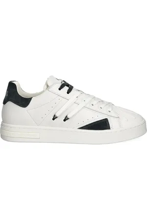Armani Exchange Leather panelled trainers
