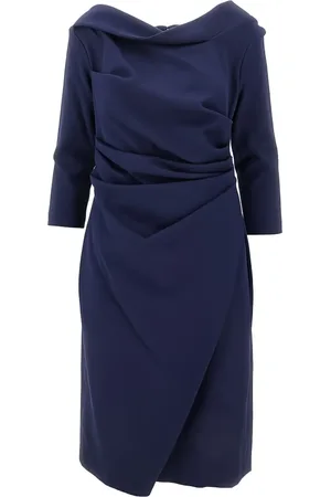 TALBOT RUNHOF Asymmetrical draped dress