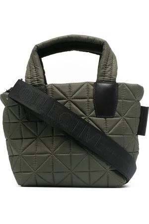 VeeCollective Geometric quilted tote bag