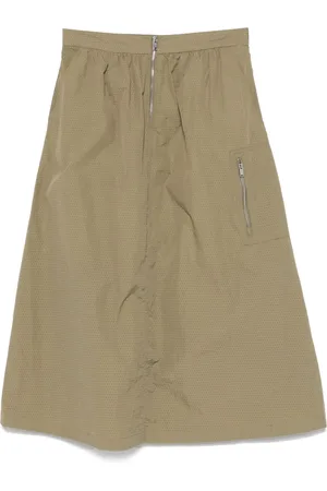 DKNY Perforated midi skirt