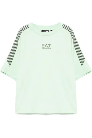 EA7 Logo print cotton t