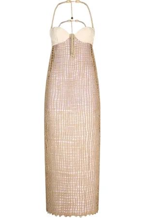Roberto Cavalli Sheer midi dress