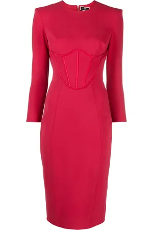 Elisabetta Franchi Bustier midi dress