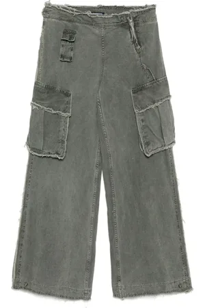 Ground Zero Frayed cargo trousers