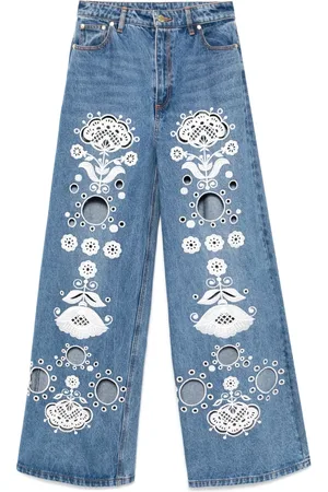 Cynthia Rowley Embroidered wide