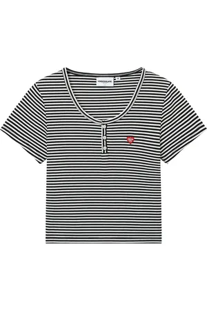 Chocoolate Striped logo T