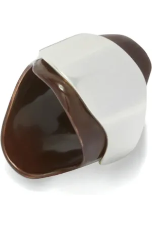 Jil Sander Organic shape brass ring