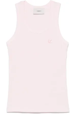 COPERNI Ribbed logo tank top