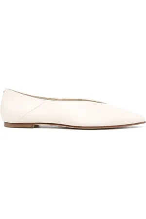 Aeyde Moa leather ballerina shoes