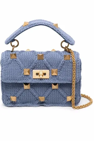 VALENTINO GARAVANI Knitted Roman Stud tote bag