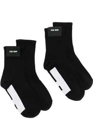 TEAM WANG design The Original 1 crew socks (pack of two)